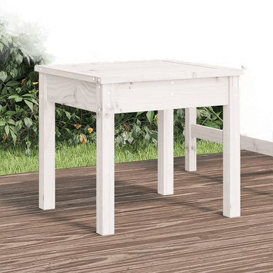 Vidaxl Hagebenk hvit 50x44x45 cm