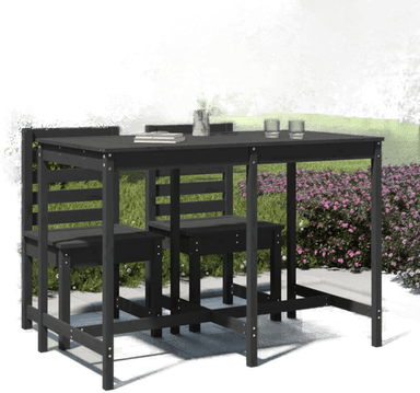 Vidaxl Hagebord grå 159,5x82,5 cm