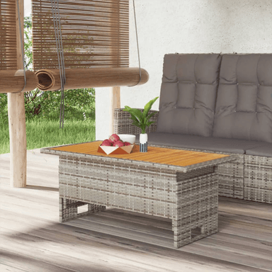 Vidaxl Hagebord grå 100x50 cm