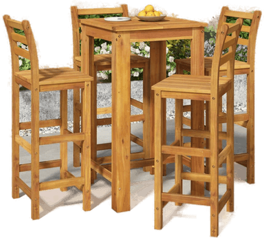 Vidaxl Hagebarsett 5 deler