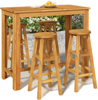 Vidaxl Hagebarsett 5 deler