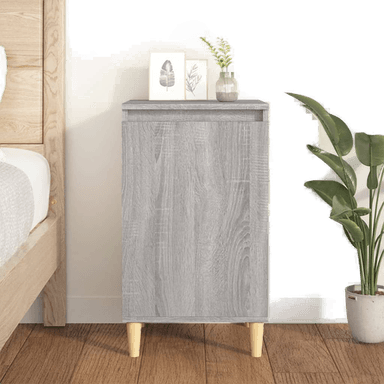 Vidaxl Nattbord grå sonoma 40x35x70 cm