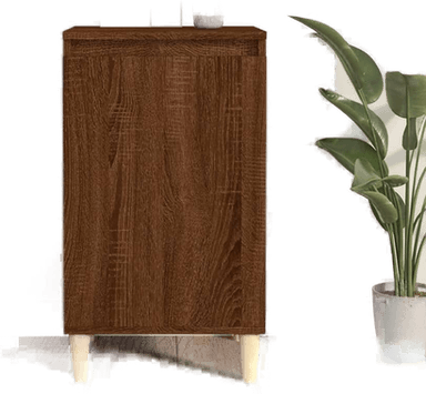 Vidaxl Nattbord brun eik 40x35x70 cm