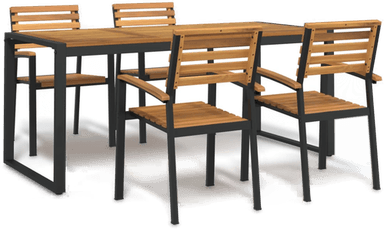 Vidaxl Hagespisegruppe 5 deler