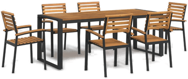 Vidaxl Hagespisegruppe 7 deler