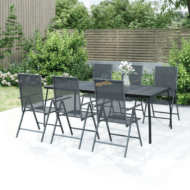 Vidaxl Hagebord 200x100 cm antrasitt