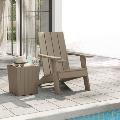 Vidaxl Adirondack hagestol lysebrun 75x88,5 cm