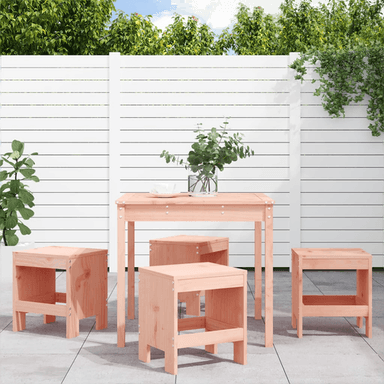 Vidaxl Utendørs spisestue 5 deler