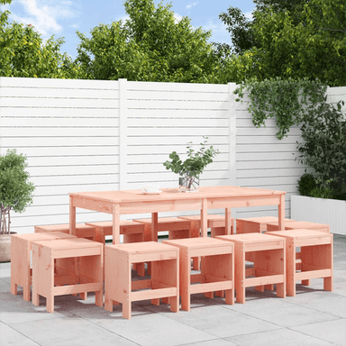 Vidaxl Utendørs spisestue 13 deler