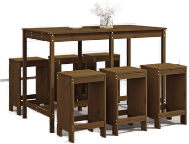 Vidaxl Hagebarsett 7 deler