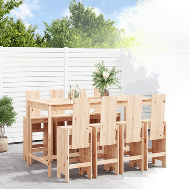 Vidaxl Hagebarsett 9 deler