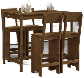 Vidaxl Hagebarsett 5 deler