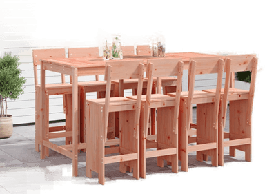 Vidaxl Hagebarsett 9 deler