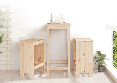 Vidaxl Barkrakker 2 stk 40x36x75 cm