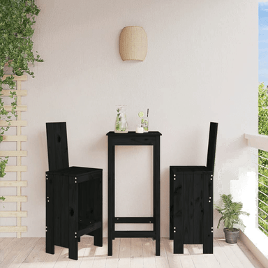 Vidaxl Barkrakker 2 stk svart 40x42 cm