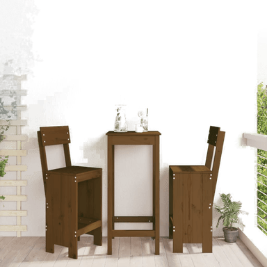 Vidaxl Barkrakker 2 stk honningbrun 40x48,5 cm