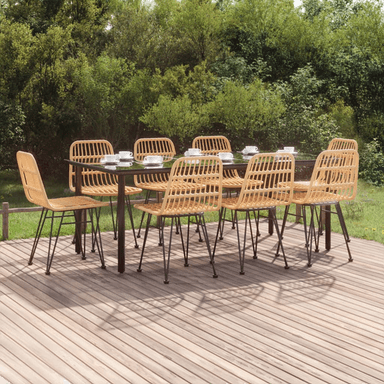 Vidaxl Hagespisegruppe 9 deler