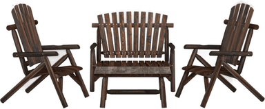 Vidaxl Hagemøbelsett 4 deler