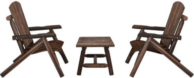 Vidaxl Hagemøbelsett 3 deler