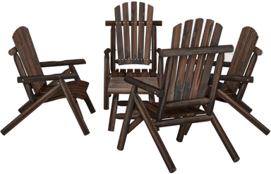 Vidaxl Hagemøbelsett 5 deler