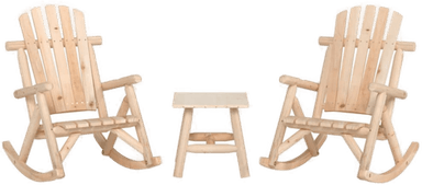 Vidaxl Hagemøbelsett 3 deler