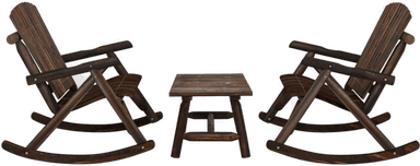 Vidaxl Hagemøbelsett 3 deler