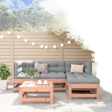 Vidaxl Utendørs spisestue 5 deler