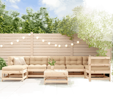 Vidaxl Hagesofagruppe 8 deler