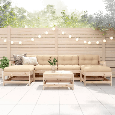 Vidaxl Hagesofagruppe 7 deler