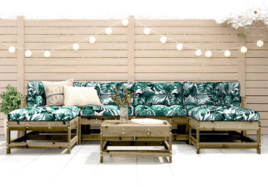 Vidaxl Hagesofagruppe 7 deler