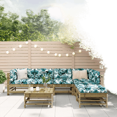 Vidaxl Hagesofagruppe 7 deler