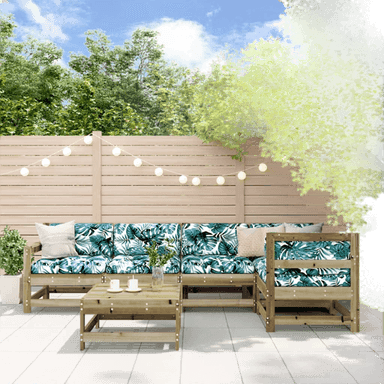 Vidaxl Hagesofagruppe 6 deler