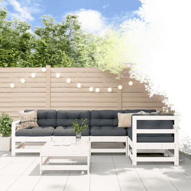 Vidaxl Hagesofagruppe 6 deler