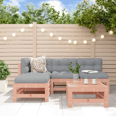 Vidaxl Utendørs spisestue 5 deler