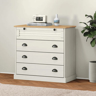 Vidaxl Kommode VIGO hvit 80x40 cm