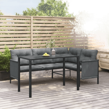 Vidaxl Hagebord antrasitt 110x54 cm