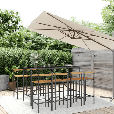 Vidaxl Hagebarsett 9 deler