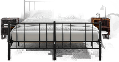 Vidaxl Nattbord 2 stk røkt eik