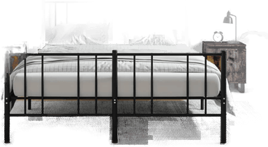 Vidaxl Nattbord 2 stk røkt eik