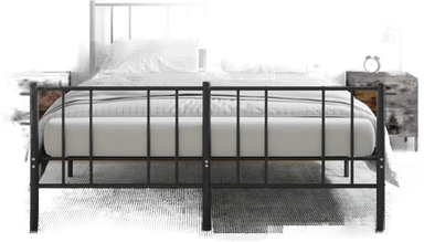 Vidaxl Nattbord 2 stk røkt eik