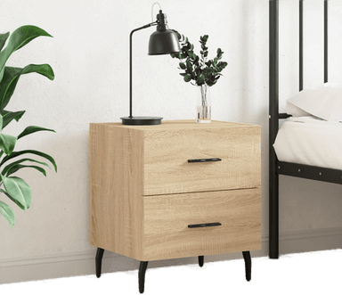 Vidaxl Nattbord sonoma eik 40x35 cm