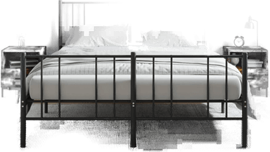 Vidaxl Nattbord 2 stk røkt eik