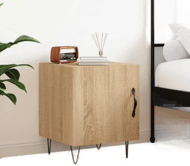 Vidaxl Nattbord sonoma eik 40x40 cm