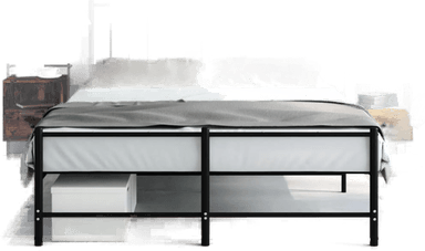 Vidaxl Nattbord veggmontert 2 stk røkt eik