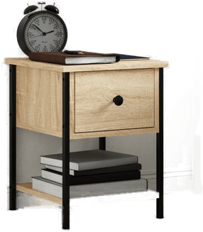 Vidaxl Nattbord sonoma eik