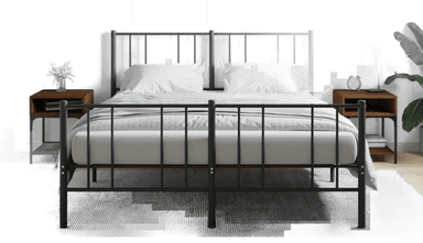 Vidaxl Nattbord 2 stk brun eik 40x41 cm