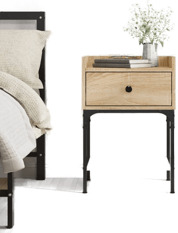 Vidaxl Nattbord sonoma eik 40,5x31x60 cm