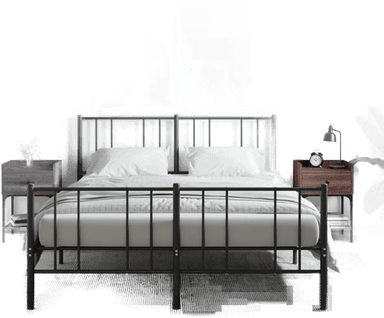 Vidaxl Nattbord 2 stk brun eik