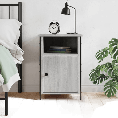 Vidaxl Nattbord grå sonoma 40x42x60 cm