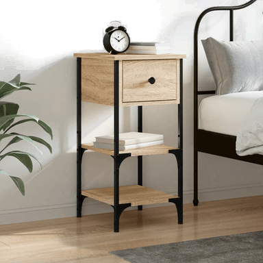 Vidaxl Nattbord sonoma eik 34x36x70 cm